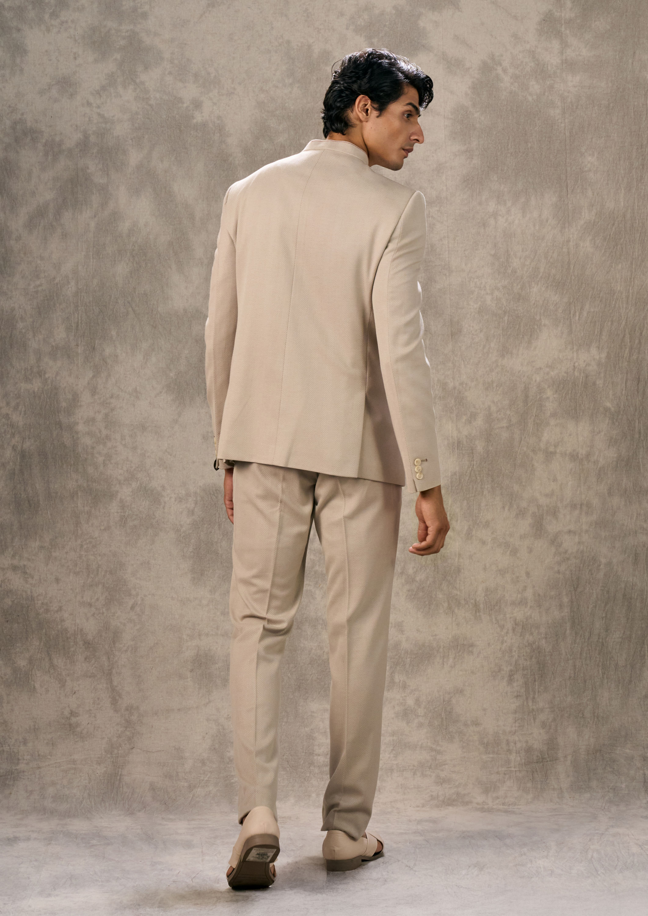 Twamev Men Regal Brown Jodhpuri Set Elegance