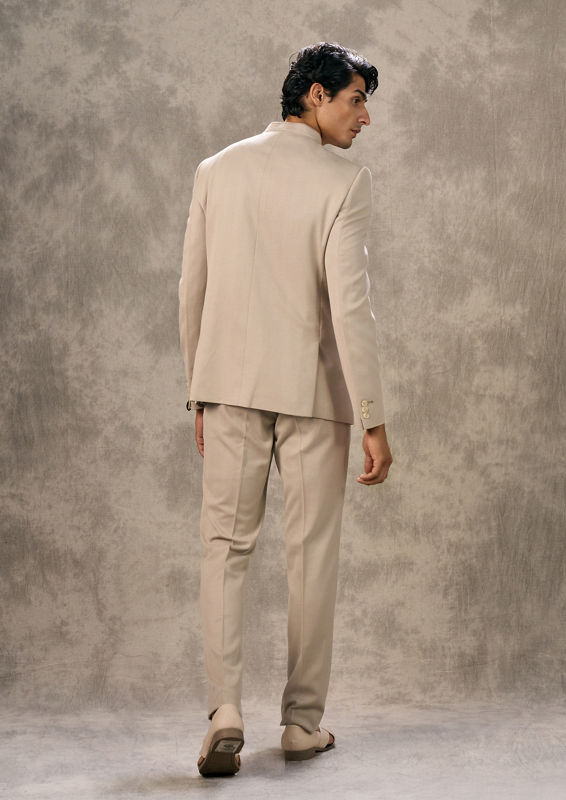 Twamev Men Regal Brown Jodhpuri Set Elegance