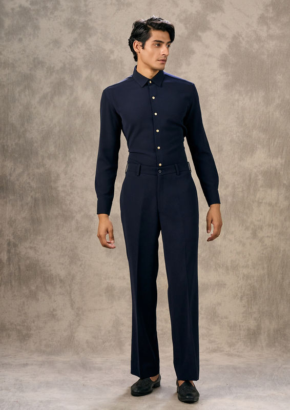 Twamev Men Twilight Black Elegance Suit Set