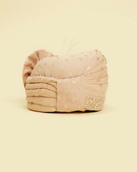 Twamev Men Dusty Pink Chanderi Safa