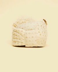 Twamev Men Cream Chanderi Safa