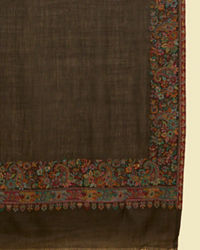 Twamev Men Elegant Black Wool Shawl