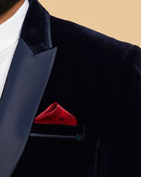 Twamev Men Red Satin Dupatta