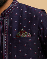 Twamev Men Elegant Brown Satin Pocket Square