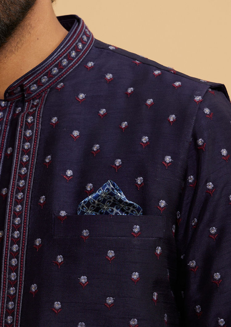 Twamev Men Daffodil Sunshine Pocket Square