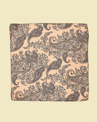 Twamev Men Satin Pink Pocket Square