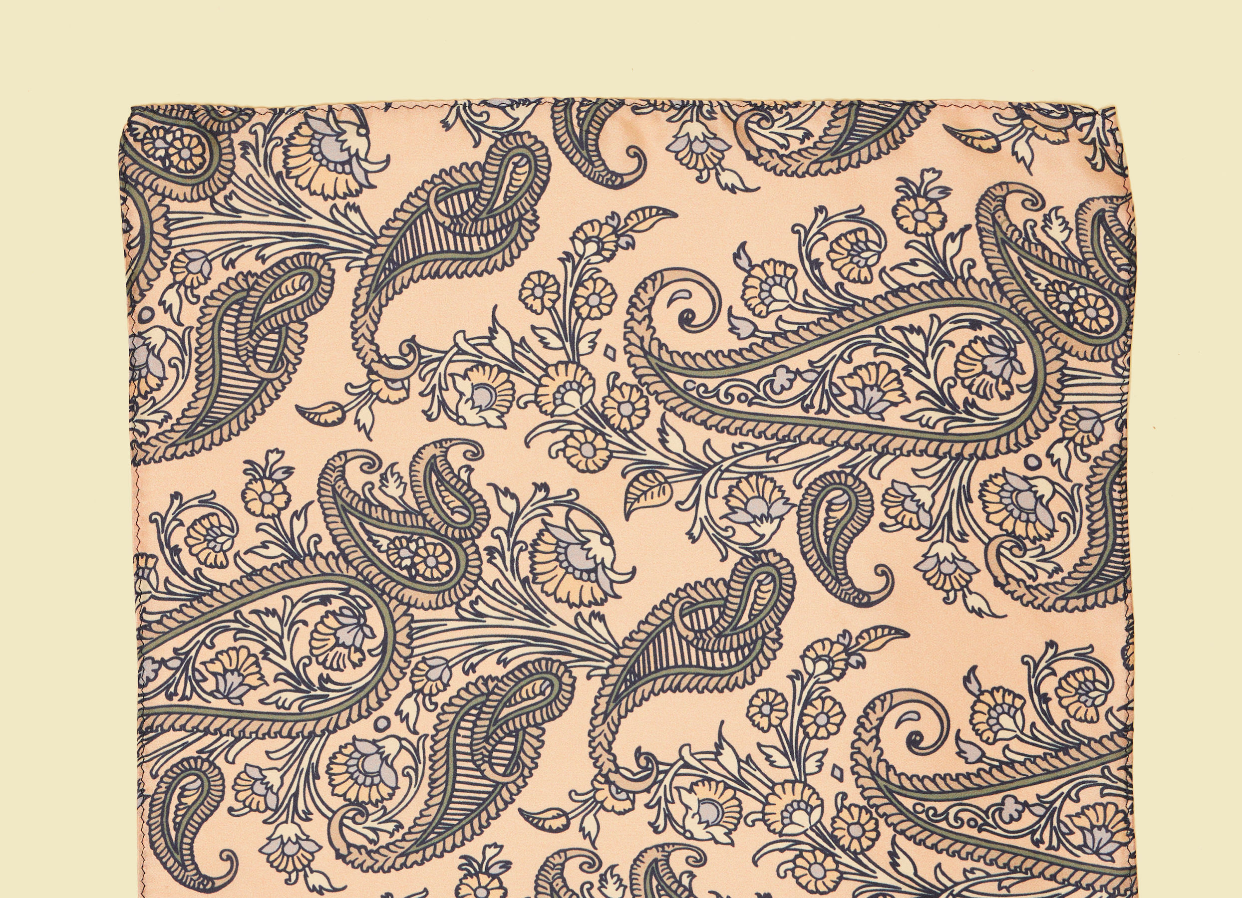 Twamev Men Satin Pink Pocket Square