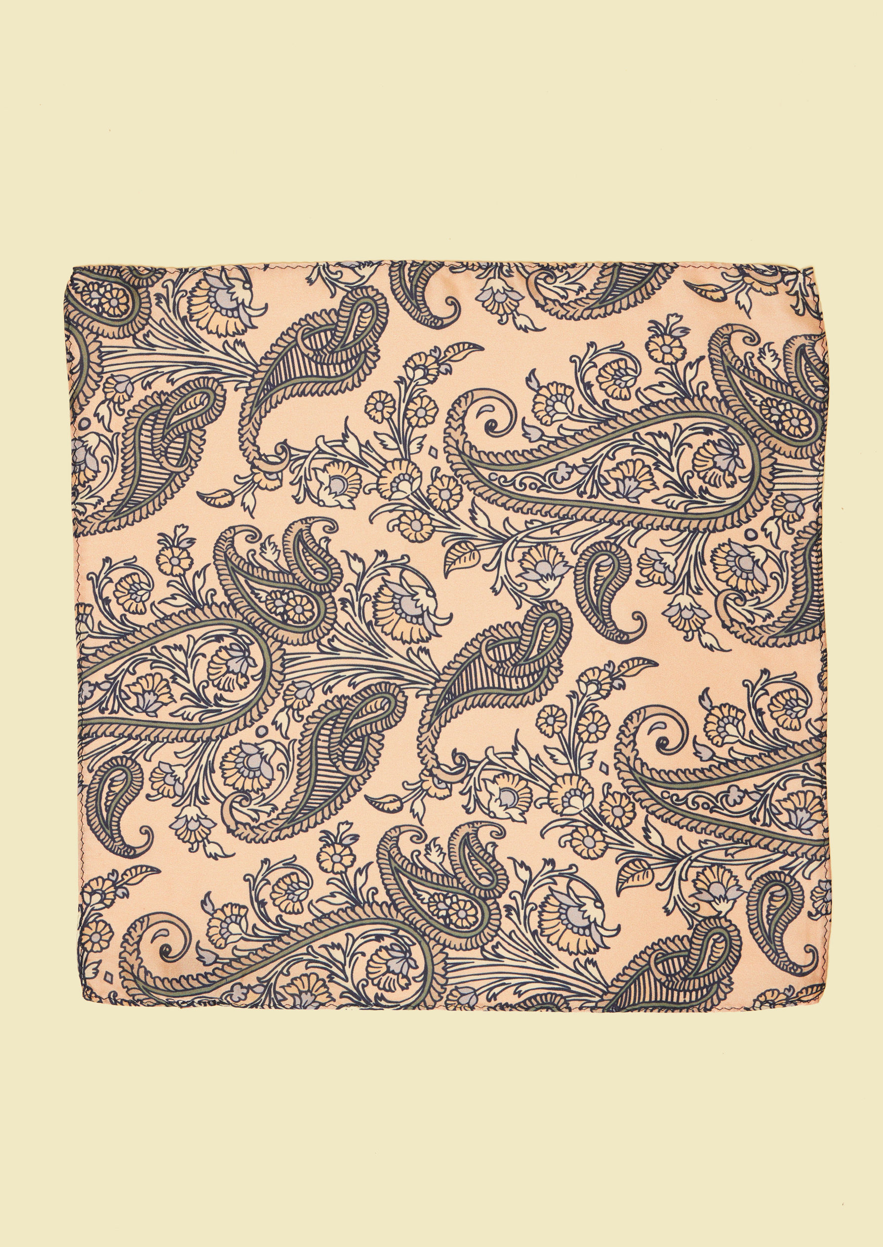Twamev Men Satin Pink Pocket Square