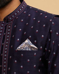 Twamev Men Satin Pink Pocket Square