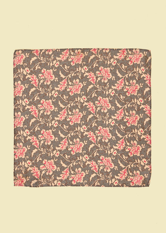 Twamev Men Gorgeous Pink Satin Pocket Square