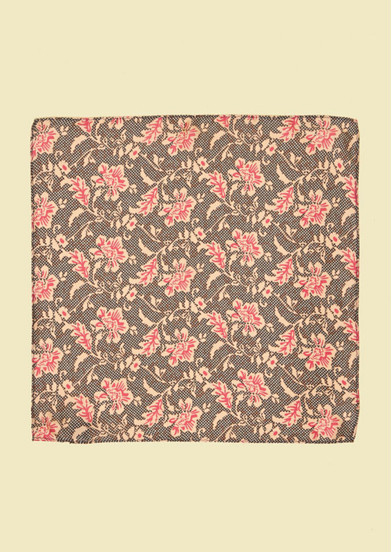 Twamev Men Gorgeous Pink Satin Pocket Square