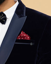 Twamev Men Maroon Satin Pocket Square