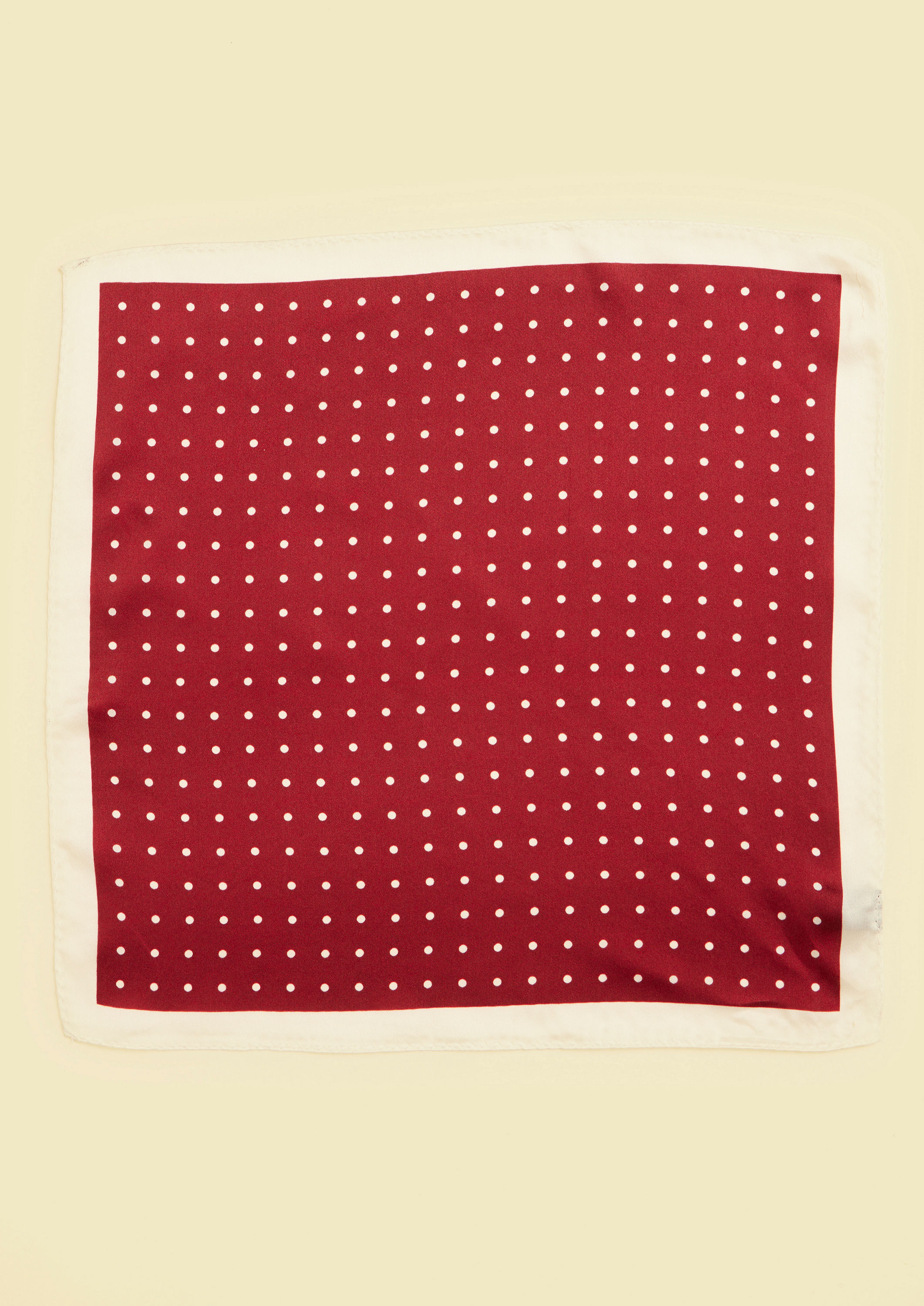 Twamev Men Maroon Satin Pocket Square