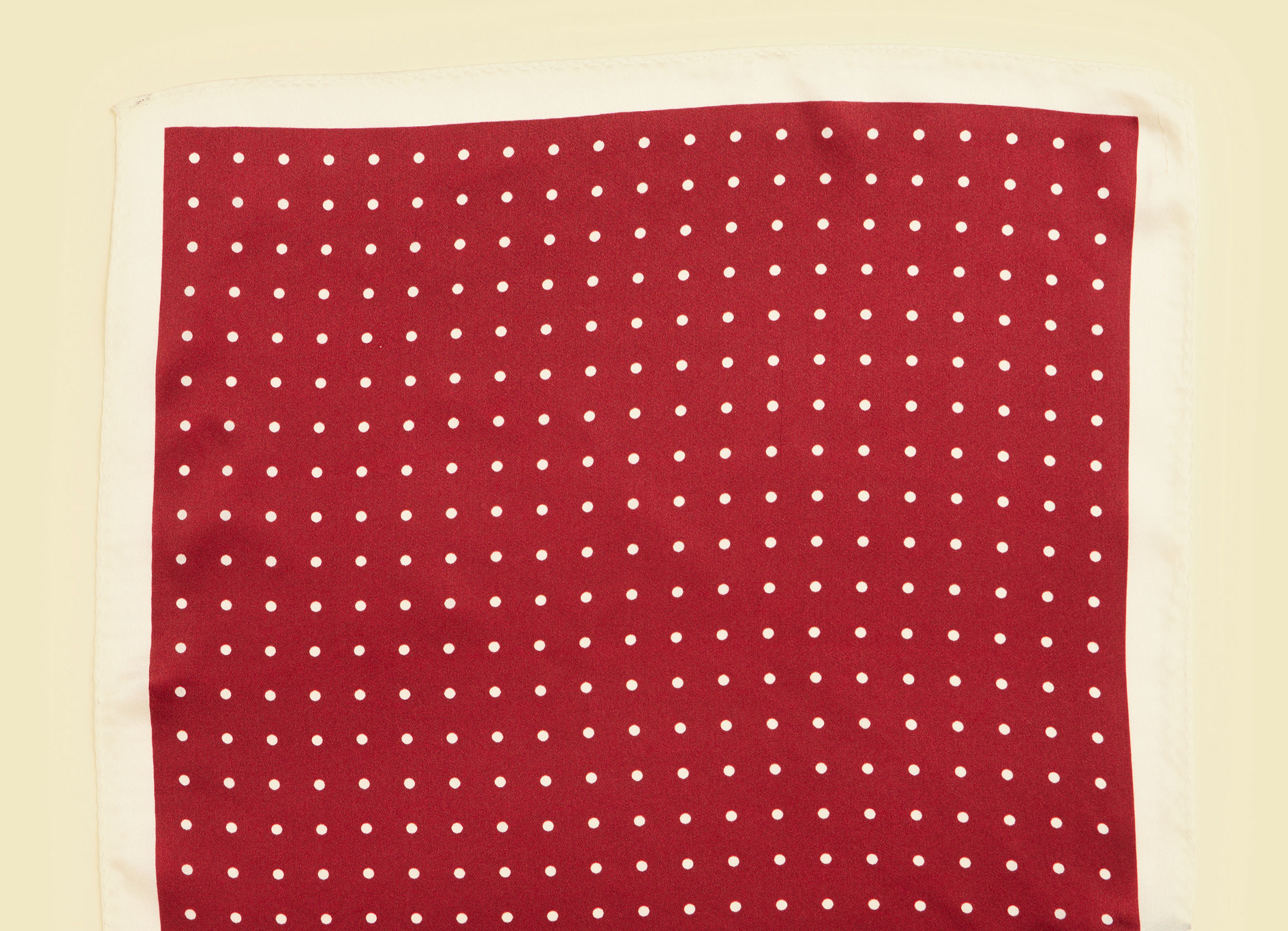 Twamev Men Maroon Satin Pocket Square