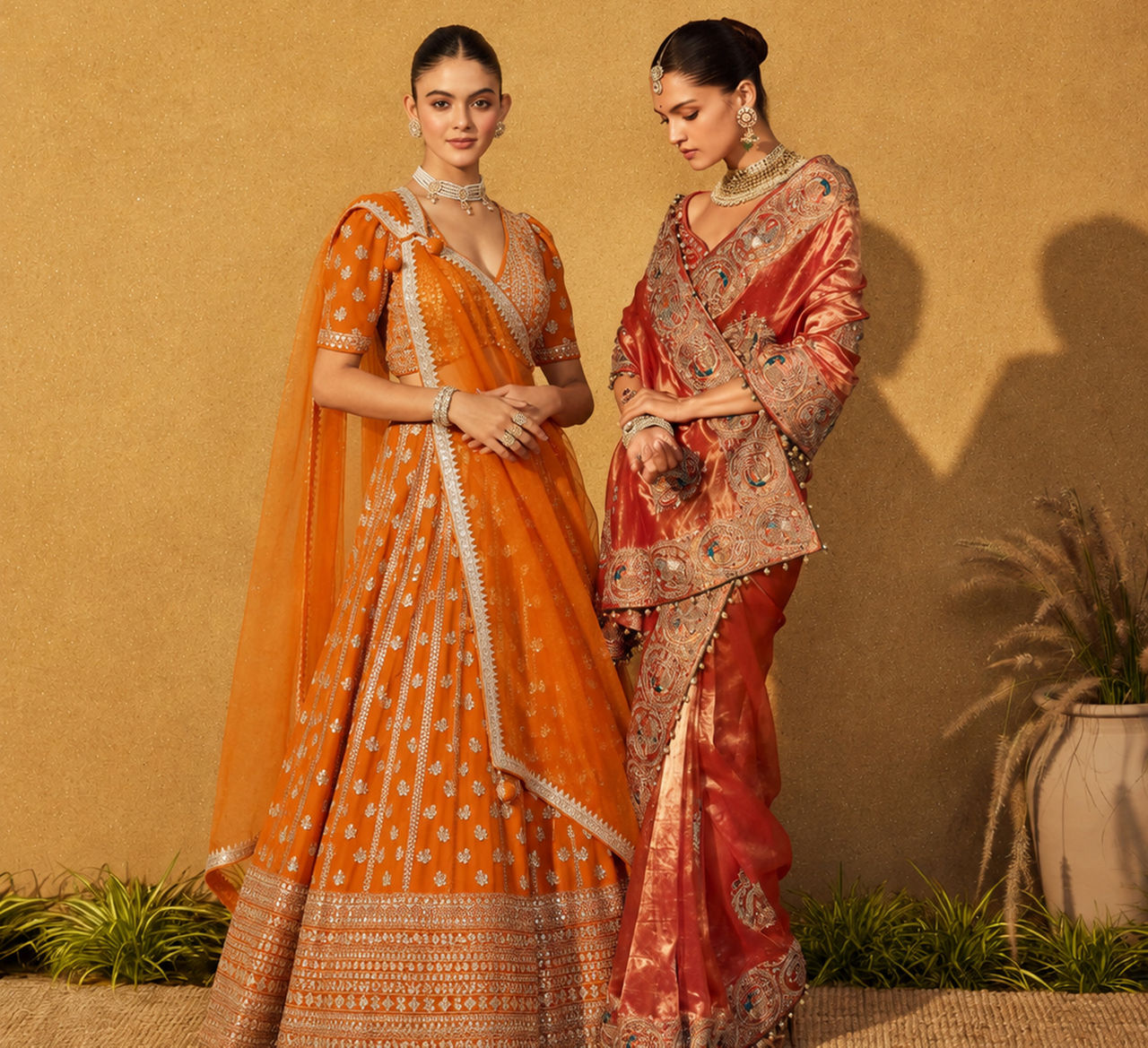 Dupatta Draping Styles for Lehengas, Anarkalis and Sarees