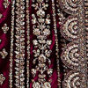 Radiant Wine Velvet Lehenga