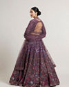 Mohey Women Exquisite Embroidered Net Lehenga