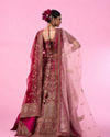 Mohey Women Velvety Maroon Bridal Lehenga