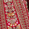 Rani Pink Floral Embroidered Lehenga with Sequin Work And Pillow Trim Latkans