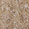 Soft Beige Scallop Patterned Lehenga with Sequin Embroidery