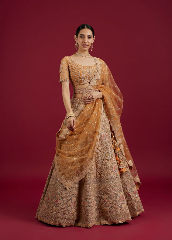 Mohey Women Mustard Yellow Radiance Lehenga