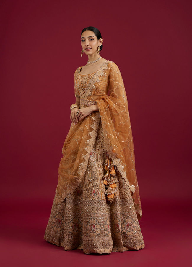 Mohey Women Mustard Yellow Radiance Lehenga