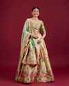 Mohey Women Creamy Elegance Lehenga