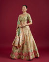 Mohey Women Creamy Elegance Lehenga