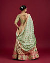 Mohey Women Creamy Elegance Lehenga