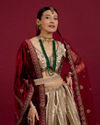 Mohey Women Radiant Cream Splendor Lehenga