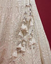 Mohey Women Cream Ensemble Elegance Lehenga