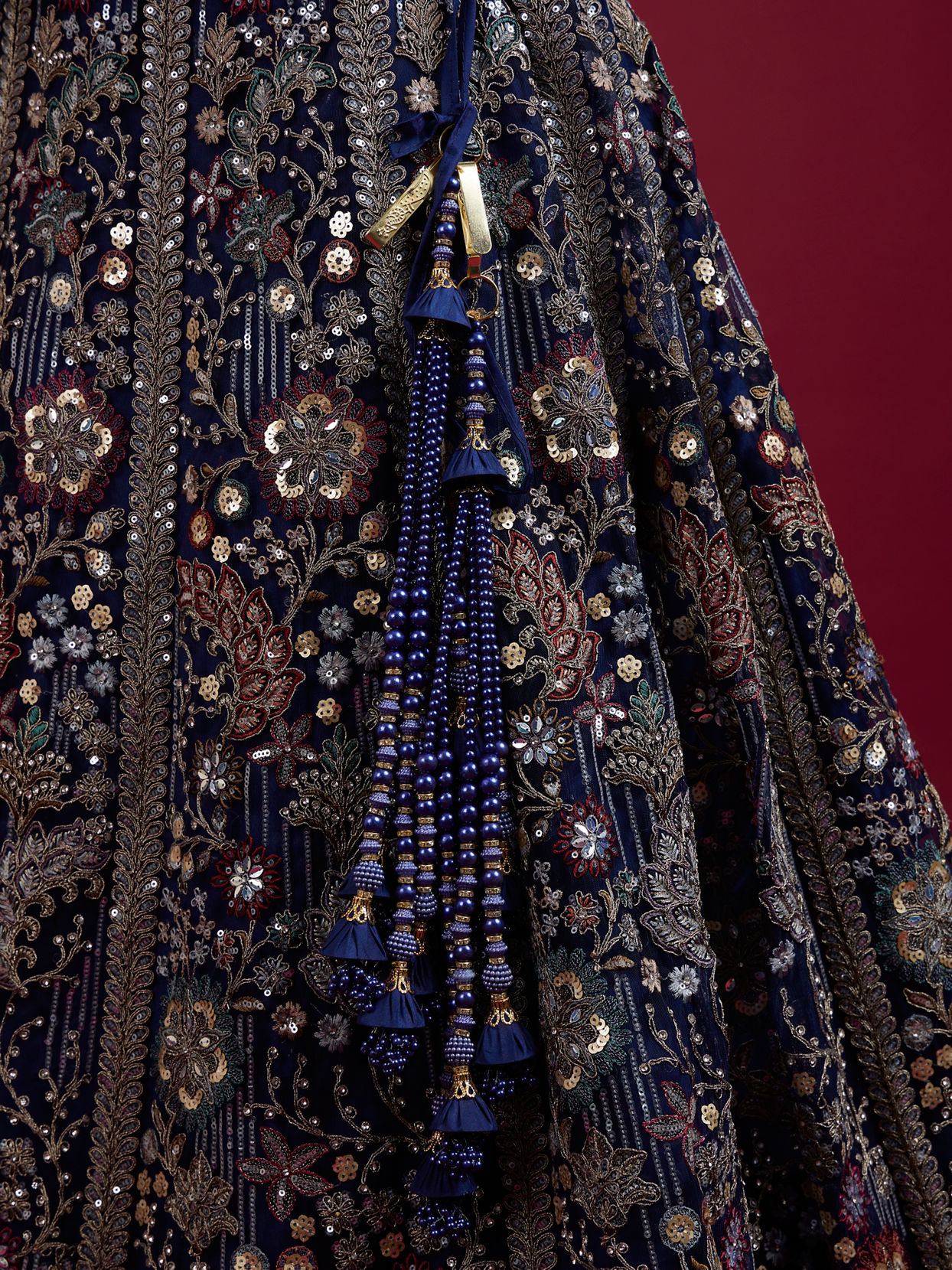 Mohey Women Azure Elegance Lehenga