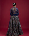 Mohey Women Azure Elegance Lehenga