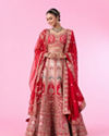Radiant Red Festive Bridal Lehenga