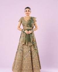 Mohey Women Emerald Dreams Lehenga
