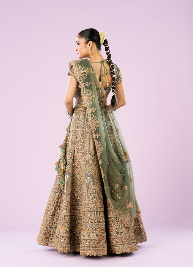 Mohey Women Emerald Dreams Lehenga