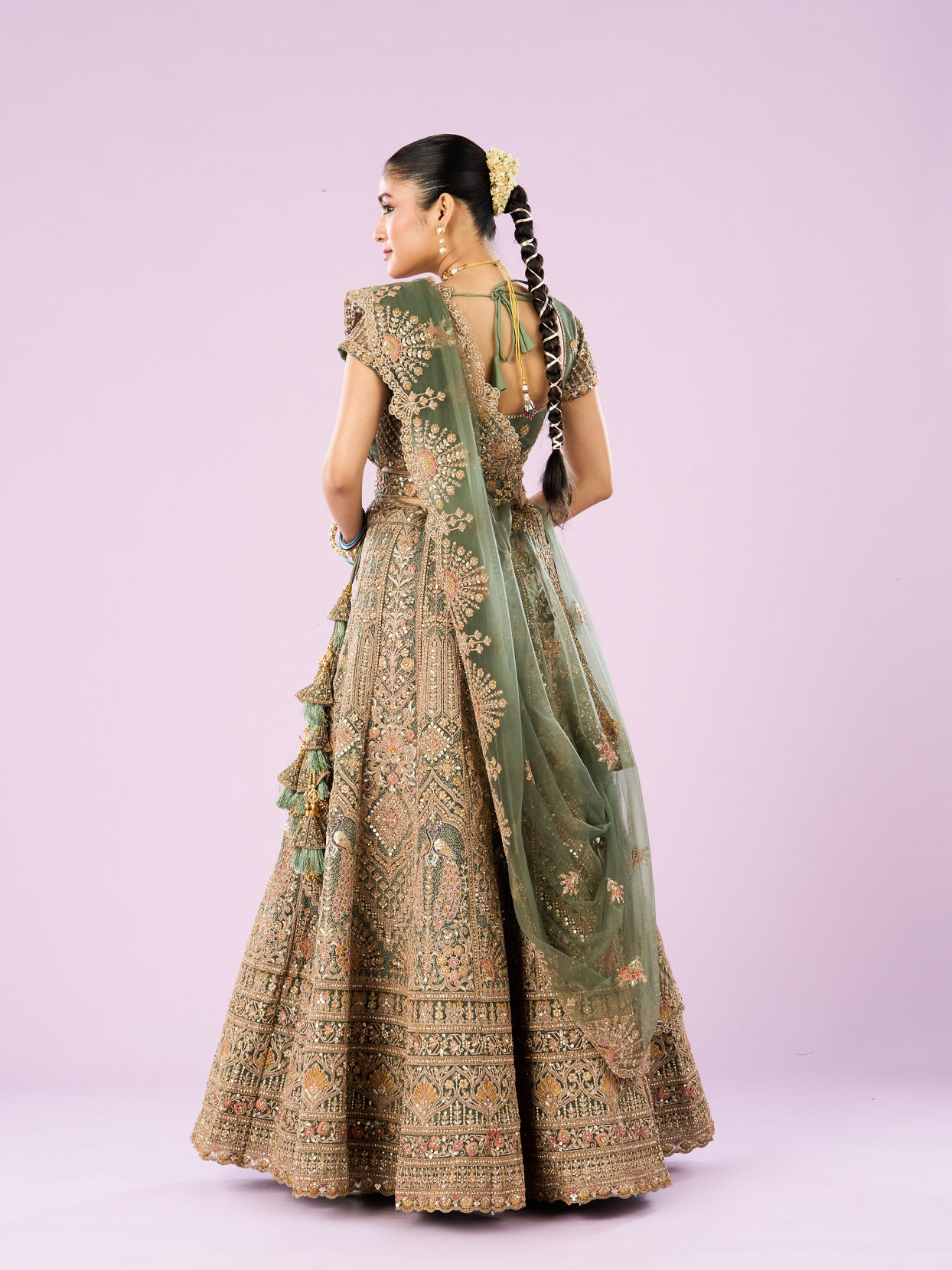 Mohey Women Emerald Dreams Lehenga
