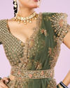 Mohey Women Emerald Dreams Lehenga