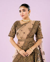 Mohey Women Exquisite Fawn Delight Lehenga