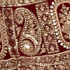 Velvety Maroon Bridal Lehenga with Double Dupatta
