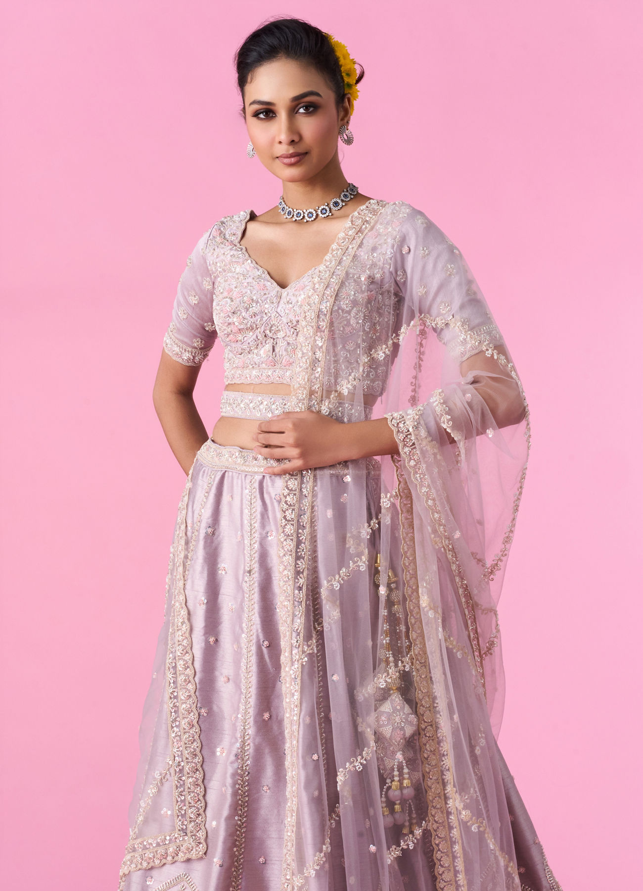 Mohey Women Fawn Elegance Lehenga