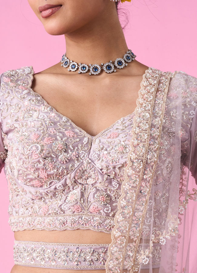 Mohey Women Fawn Elegance Lehenga