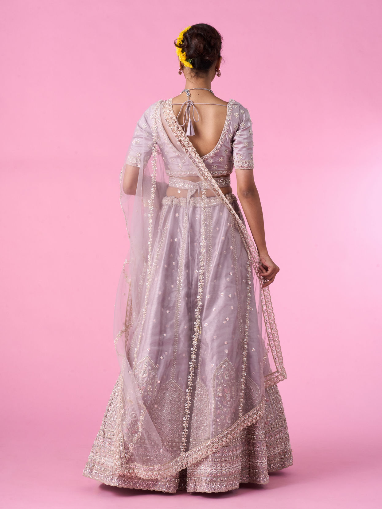 Mohey Women Fawn Elegance Lehenga