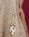 Mohey Women Cream Enchantment Lehenga