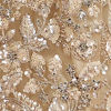 Elegant Cream Netted Lehenga