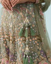 Mohey Women Emerald Bliss Lehenga