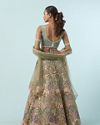 Mohey Women Emerald Bliss Lehenga