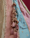 Mohey Women Dusty Pink Radiance Lehenga