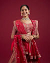Mohey Women Gajree Pink Fantasy Lehenga