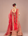 Mohey Women Red Radiance Lehenga Ensemble